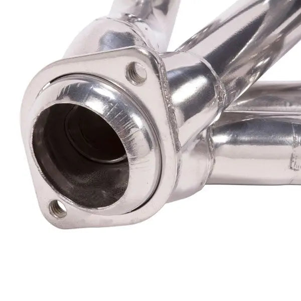 Chevrolet Impala SS 5.7 LT1 1-5/8 Shorty Exhaust Headers Polished Silver Ceramic 93-96 - Junk to Road Auto Parts D.B.A. Curved Racing