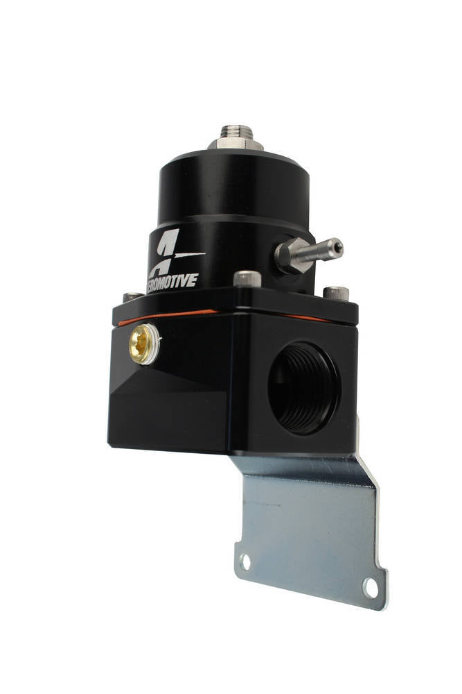 Adjustable EFI Fuel Pressure Regulator - Dual 10AN Inlets - Black