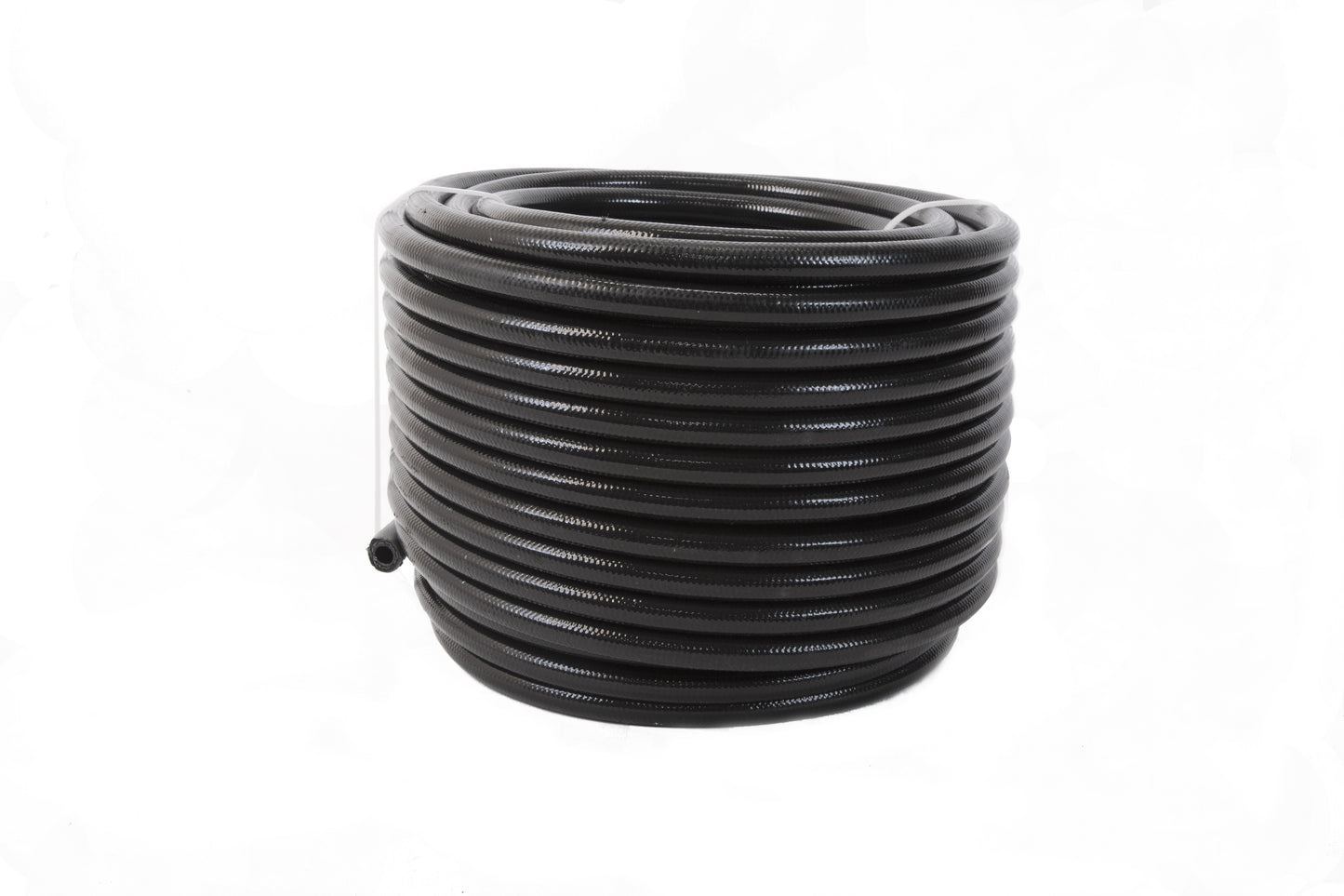10AN PTFE Braided Hose - 16ft Black