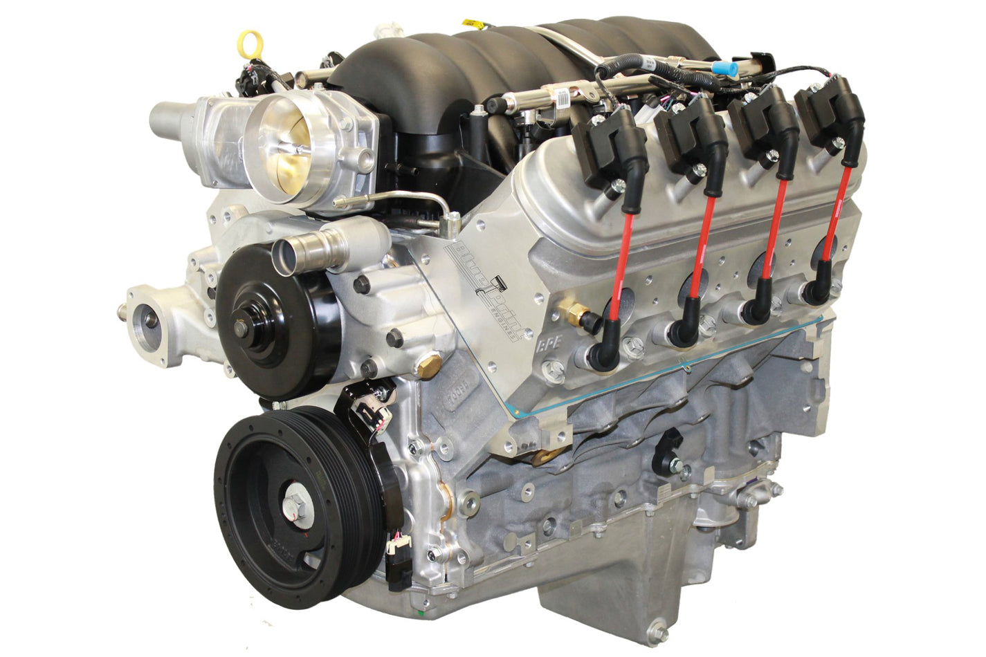 BluePrint Engines Chevy LS 376 C.I.D. Crate Engine – 530 HP, EFI Retrofit, Dressed Long Block