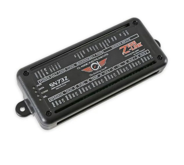 Zeus Link Holley Sniper ECU by Classic Instruments Gauge Interface