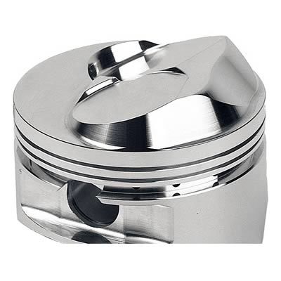Piston Set, 2618, Dome, 4.350 Bore, 1.270 CD, 0.990 Pin, Set of 8.