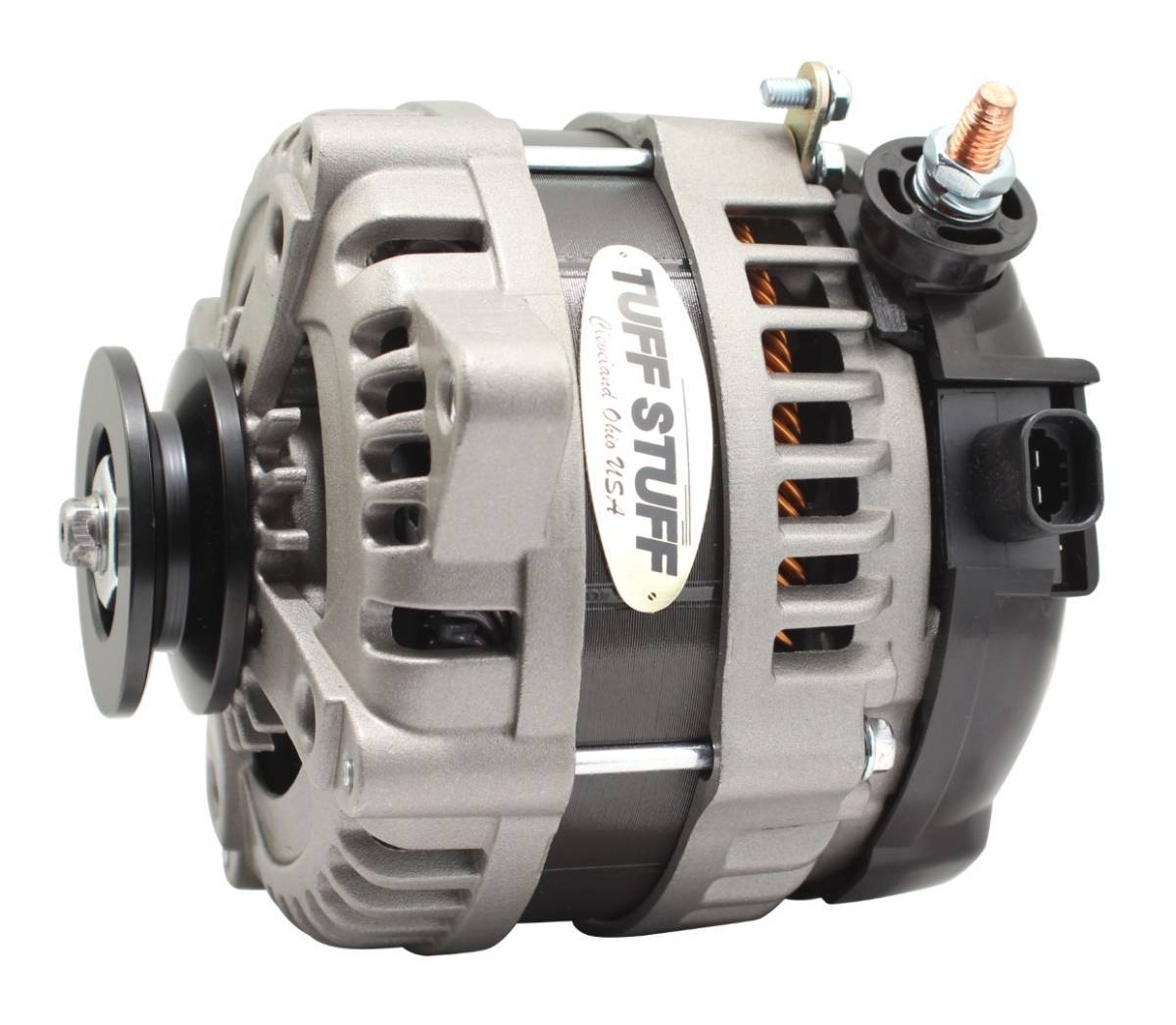 225 MAX AMP Alternator 1-Groove 1-Wire Cast