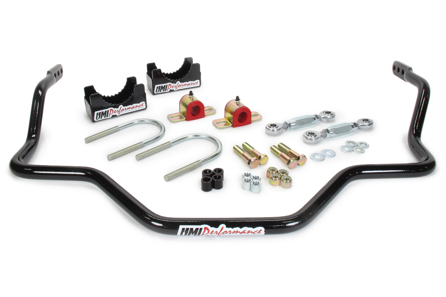 UMI Performance 6443-B Adjustable Rear Sway Bar for 1973-87 Chevy C10 – 1" Diameter, Steel, Black Powder Coat Finish