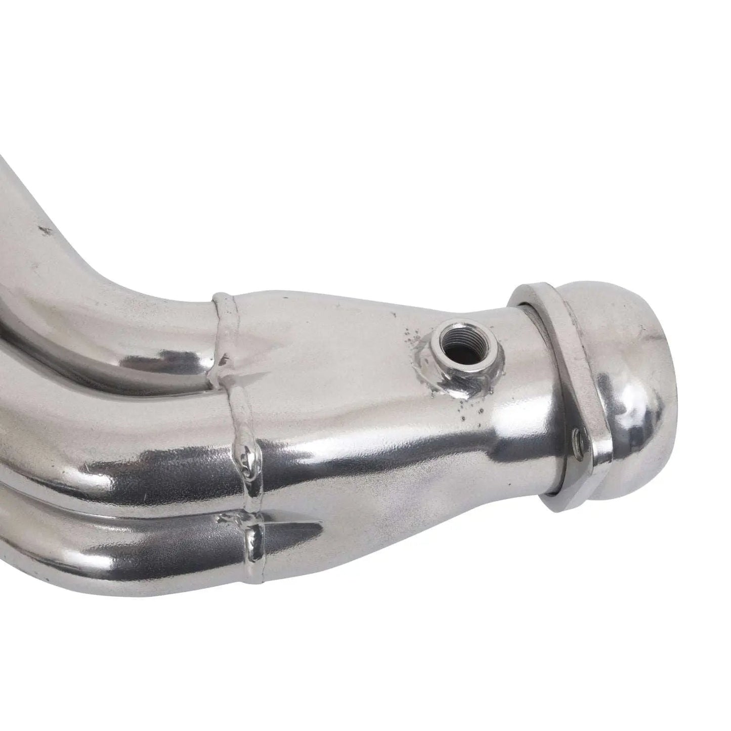 Chevrolet Camaro SS ZL1 6.2 1-3/4 Full Length Exhaust Headers With High Flow Cats Polished Silver Ceramic 10-15 - Junk to Road Auto Parts D.B.A. Curved Racing