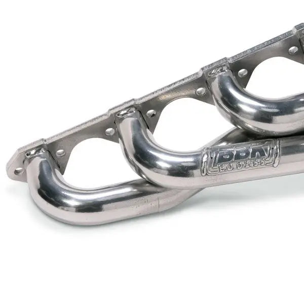 Ford Mustang 5.0L 1-5/8 Shorty Exhaust Headers Polished Silver Ceramic 86-93