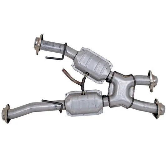 Ford Mustang V6 / V8 High Flow Catted X-Pipe 79-93 Automatic