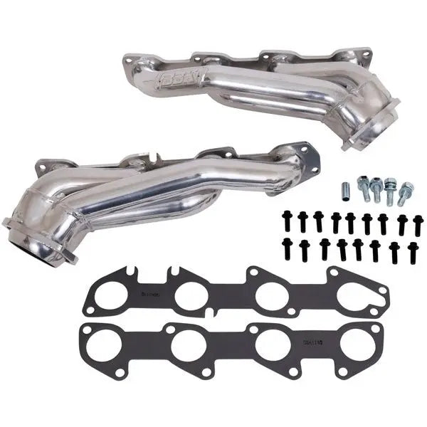 Dodge Charger 300C 5.7 Hemi 1-3/4 Shorty Exhaust Headers Polished Silver Ceramic 05-08