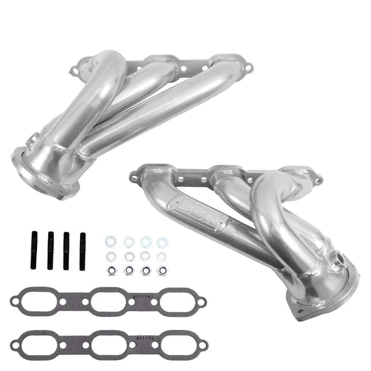 Dodge Challenger Charger 300 V6 3.5 1-3/4 Shorty Headers - Polished Silver Ceramic 06-10