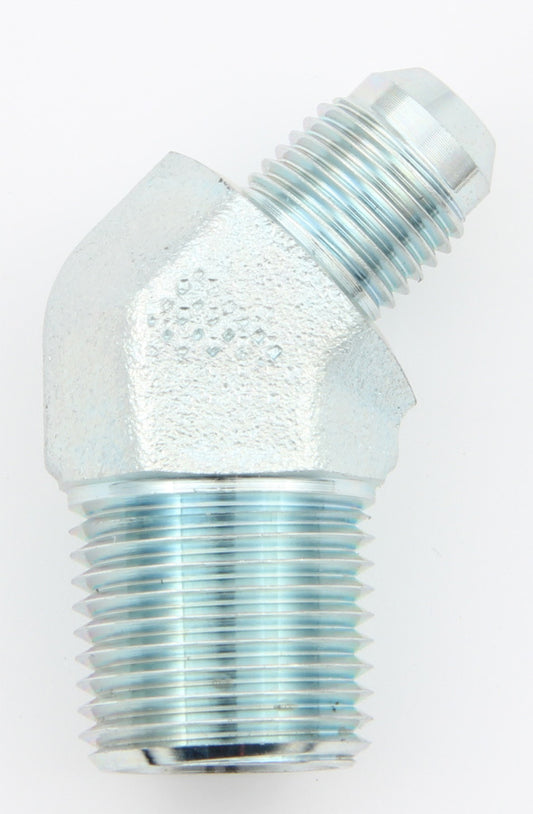 45 Male Elbow -4an To 1/4 Npt Steel Fitting