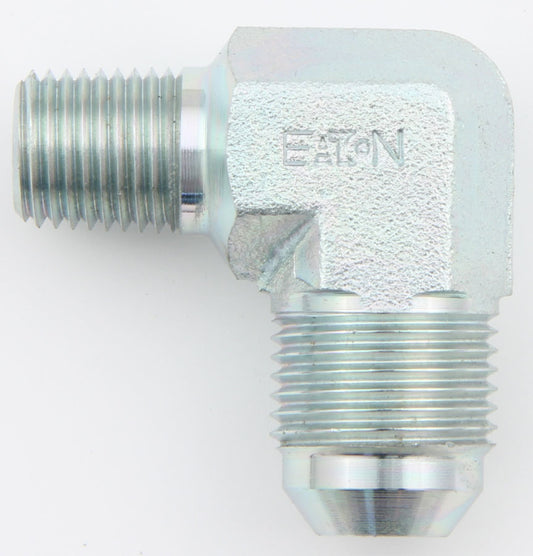 90 Male Elbow -8an To 1/4 Npt Steel Fitting