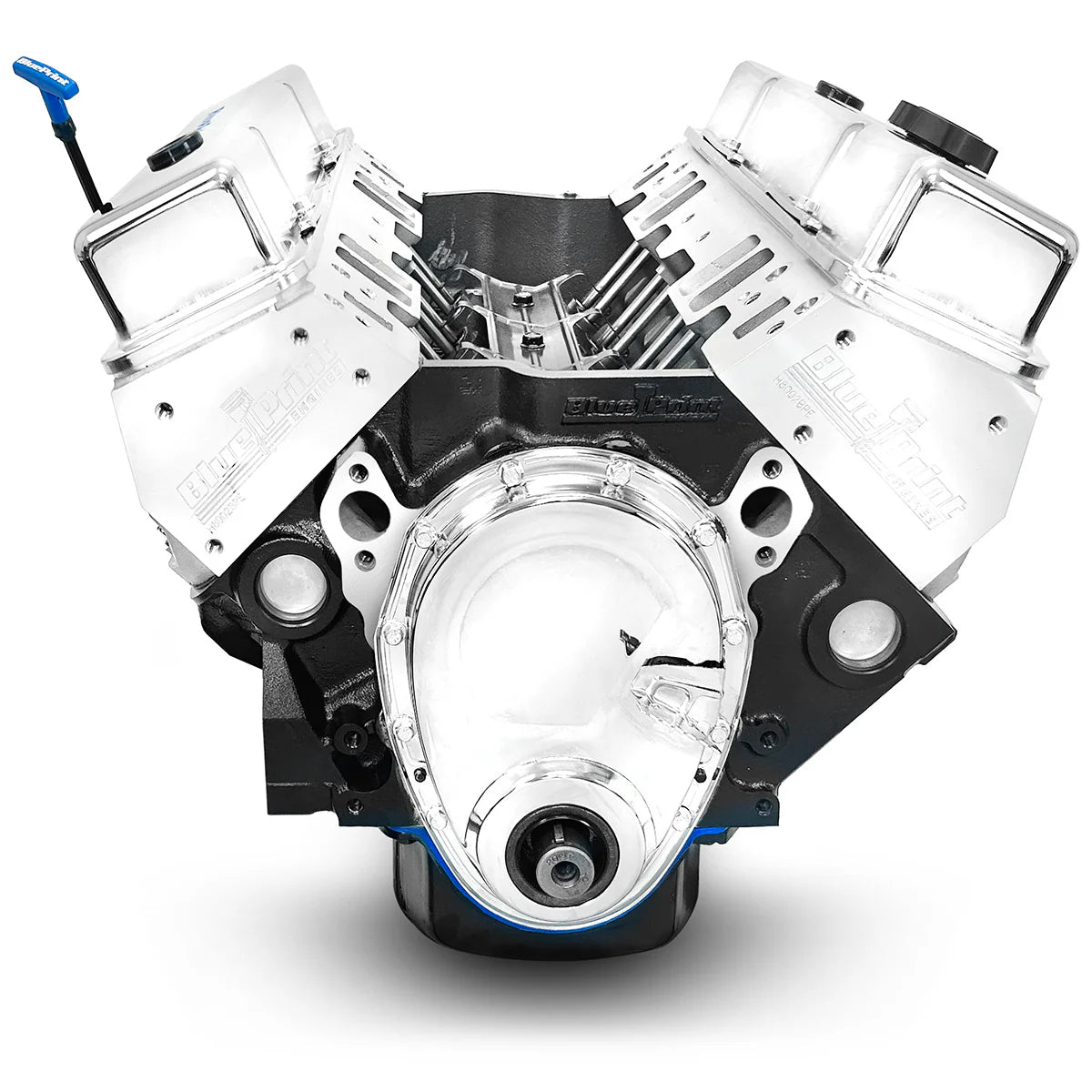 396 cubic inch small block engine with 491 HP and hydraulic roller camshaft.