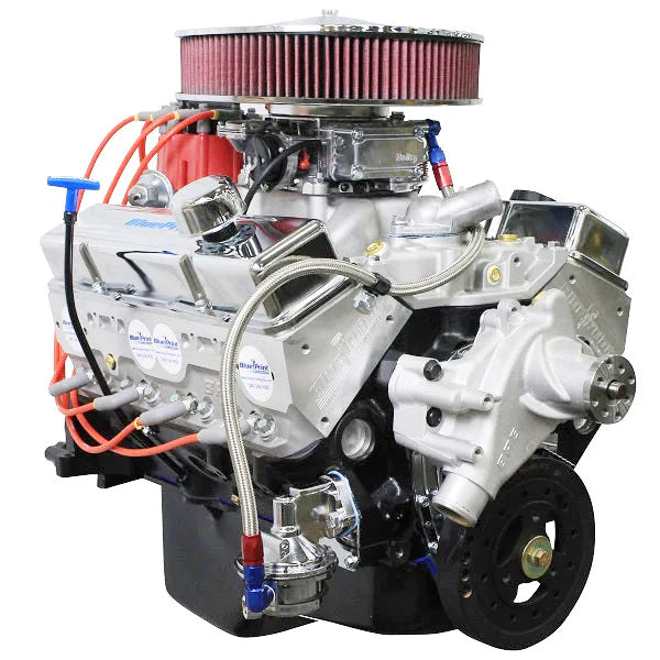 BluePrint 350 engine with hydraulic roller cam for C10, Chevelle, and Impala.