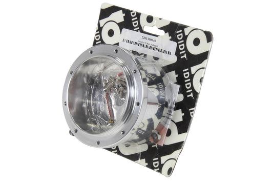 Steering Wheel Adaptor; 9 Bolt w/out Horn Button; Polished Aluminum