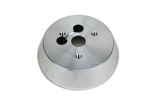 3-Bolt Steering Wheel Adaptor - Polished Aluminum