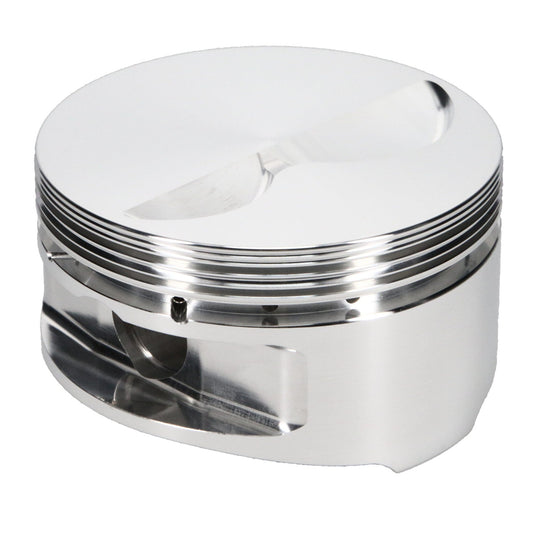 Piston Set, 2618, Flat Top, 4.165 Bore, 1.125 CD, 0.927 Pin, Set of 8.