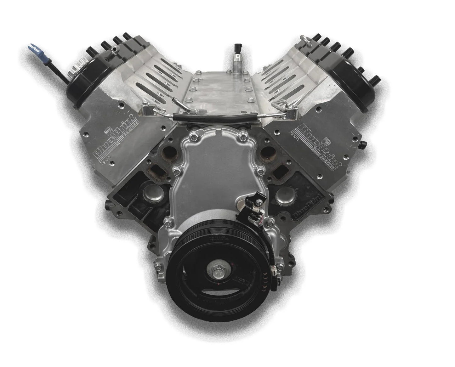 530 HP LS engine featuring hydraulic roller cam and nodular iron crankshaft.