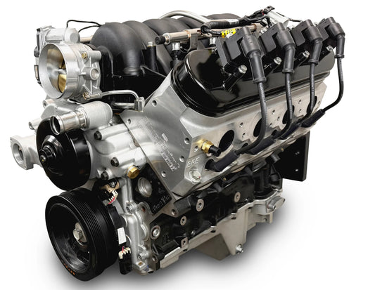 BluePrint GM LS 376 c.i. ProSeries crate engine with fuel injection and LS3 aluminum heads.