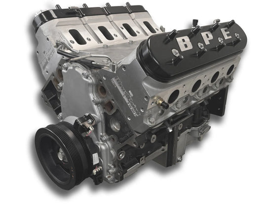BluePrint GM LS 376 c.i. ProSeries long block with LS3 aluminum heads.