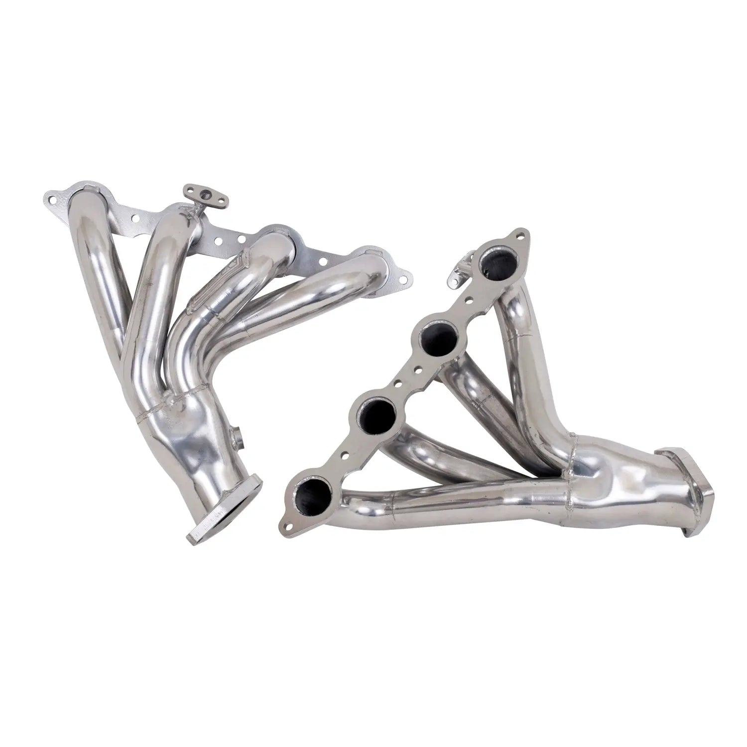 Chevrolet Corvette 5.7 LS1 1-3/4 Shorty Exhaust Headers Polished Silver Ceramic 97-99 - Junk to Road Auto Parts D.B.A. Curved Racing